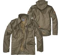 BWuM Feldjacke M65 + Patch & Flaggen, Größe:5XL, Farbe:Oliv