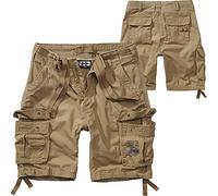 BWuM M65 Pure Shorts Vintage Army Bermuda Armee Kurze Hose Cargo Outdoor Short, Größe:M, Farbe:Beige