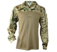 BWuM Original Bundeswehr KSK Combat-Shirt, Größe:46/48 (M-L), Farbe:Wüstentarn/Tropentarn