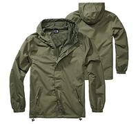 BWuM Windbreaker Sommer mit Zipper, Größe:6XL, Farbe:Oliv