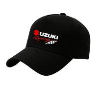 BXJNDM Baseball Cap mit Auto-Logo für Suzuki Vitara IV 2014-2018, Baumwoll-Mütze Verstellbar für Damen & Herren Baseballkappe mit Autologo,Black