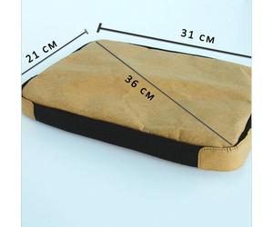 BY COPALA Kraftpapier Laptop Case 12 Zoll, MacBook Hülle, Tasche,Lederoptik