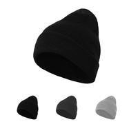 Build Your Brand Heavy Knit Beanie in Gr. ONE_SIZE in Rot