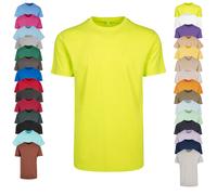 Build Your Brand Round Neck T-Shirt Männer in Gr. 4XL in Olive