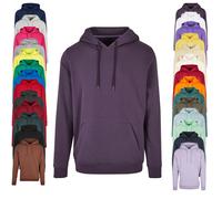 BY011 Build Your Brand schweres Kapuzen Sweatshirt City Red 3XL