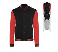 BY015 Build Your Brand Collegejacke Black M