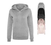 BY026 Build Your Brand Damen schweres Kapuzen Sweatshirt Pink 3XL