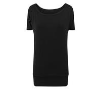 BY040 Build Your Brand Damen Viskose T-Shirt kurzarm Black XL