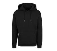 Build Your Brand Mens BY074-Oversize Hoody Sweater, Black, XXL