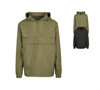Build Your Brand Basic Pull Over Jacke 2XL Olive