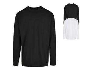 BY150 Build Your Brand Bio Langarmshirt mit Bündchen White 4XL