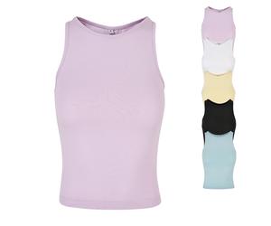 BY208 Build Your Brand Damen Top mit Racerback-Schnitt Soft Yellow XS