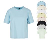 Build Your Brand Oversize Damen T-Shirt - Heller sand | M