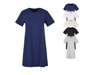 BY214 Build Your Brand Damen T-Shirt-Kleid Light Navy 4XL