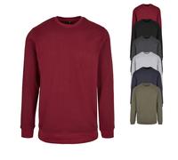BYBB003 Build Your Brand Basic Rundhals Sweatshirt Burgundy S