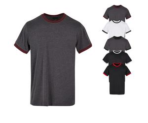 BYBB022 Build Your Brand Basic Herren Ringer T-Shirt Black 3XL
