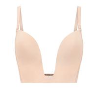 Bye Bra Damen Bügel-BH Ultra Plunge Bra - Beige - Größe XL