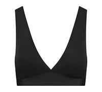 Bye Bra Deep Plunge Bra Top, Breiter Schultergurt, Abnehmbare Polsterung, Bruststütze, Bügelfreier BH, Sculpting Shapewear, Beige/Schwarz, S-Xxl