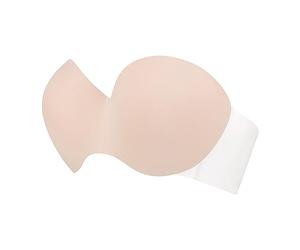 Bye Bra Glam BH, selbstklebender BH, nahtloser und rückenfreier BH, geformte und verdrahtete Körbchen up H, beige/schwarz, beige, J