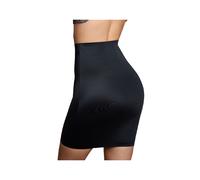 Bye Bra Unsichtbarer Unterrock, Figurformender High Waist Unterrock, leichte Bauchkontrolle, Nahtlose Shapewear, schlankende Unterwäsche, Hautfarbe und Schwarz, S-XL