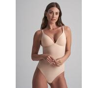 Bye Bra Skulptur Bodysuit, Drahtloser Bodysuit, drahtlose Tassen, lasergeschnittene Kante, Hohe Kontrolle, Shapewear für Frauen, 2 Farben, S-XXL
