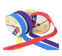 BYETSA 7411 / Schrägband aus Polyester-Baumwolle, 120 Farben, 25 m Rolle