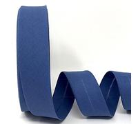 Byetsa Air Force Schrägband aus Baumwollmischgewebe, 30 mm, auf einer 25-m-Rolle, Blau