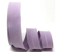 byetsa lila 30 mm Polycotton Schrägband auf einer 25 m Rolle