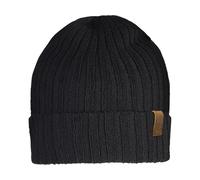 Byron Hat Thin Mütze Strickmütze Rippstrick Winter, OneSize, black OneSize black