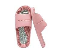 BYWXW Akupressur Massage Hausschuhe,Fussmassage Hausschuhe Plantar Fasciitis Massager Schuhe für Männer Frauen, Akupressur Fussmassagegerät mit noppen gegen Fersensporn(Size:EU 36/37,Color:Rosa)