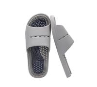 BYWXW Akupressur Massage Hausschuhe,Fussmassage Hausschuhe Plantar Fasciitis Massager Schuhe für Männer Frauen, Akupressur Fussmassagegerät mit noppen gegen Fersensporn(Size:EU 42/43,Color:/Grau)