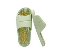BYWXW Akupressur Massage Hausschuhe,Fussmassage Hausschuhe Plantar Fasciitis Massager Schuhe für Männer Frauen, Akupressur Fussmassagegerät mit noppen gegen Fersensporn(Size:EU 38/39,Color:Grün)