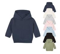 BZ63 Babybugz Baby Kapuzensweatshirt Heather Grey 12-18 Monate