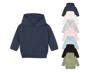BZ63 Babybugz Baby Kapuzensweatshirt Heather Grey 12-18 Monate