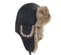BZNOO Russen Mütze Herren Russischer Winterhut Für Männer Frauen Bomberhut Earflap Trapper Dicker Warmer Männlicher Weiblicher Kaffee Rote Marine Schwarze Schneekappe-Marine