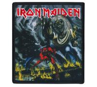 C&D Visionary Iron Maiden Number of The Beast Patch Rot Schwarz