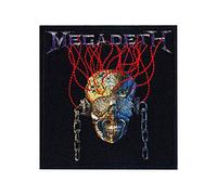 C&D Visionary Megadeth Skull Bügelaufnäher, mehrfarbig