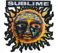 C&D Visionary Sublime Sun Logo Patch Gelb Schwarz Wei