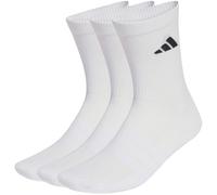 Kurzsocken ADIDAS ORIGINALS "Socken Cushioned Sportswear Crew Socks 3er Pack", Herren, Gr. 37-39, weiß, Obermaterial: 56% Baumwolle CO. 40% Polyester PES. 3% Elasthan EL. 1% Polyamid PA., Socken (1234