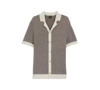 BOSS Herren Strickjacke C-ICONICO, weiss, Gr. XL