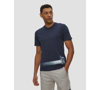 C.p. Company 24/1 Jersey Short Sleeve Bottom Logo T-shirt Herren-t-shirt 20cmts293a005431g-889 Dunkelblau M