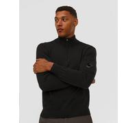 C.p. Company Extrafine Merino Wool Half Zip Sweater Herren Rollkragenpullover Mit Reißverschluss In Schwarz 19cmkn036a005528a-999 Schwarz L