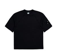 C.P. Company Light Fleece Short Sleeve Sweatshirt Schwarz in Größe M