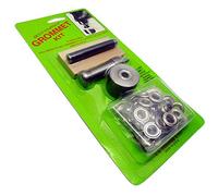 C.S. Osborne Ösen-Set aus massivem Messing für den Heimgebrauch, silber