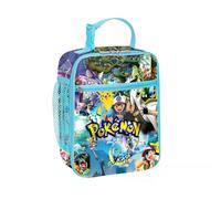 (C)Schultasche, 3D-gedruckt, Pokemon Pikachu, süße tragbare Lunchtasche für Grund- und Sekundarschüler