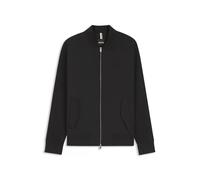 BOSS Sweatjacke aus merzerisierter Baumwolle mit Reißverschluss und Double-B-Monogramm - Style C-Skiles 98, 50557853 Schwarz L