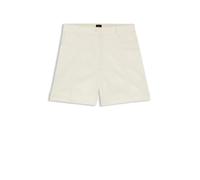 BOSS Shorts aus Stretch-Baumwolle mit umgeschlagenen Säumen - Style C_Tanessa-D, 50556391 Weiß 38