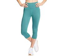C9 Champion Damen High Waist Capri Leggings, Aqua Tonic, Mittel