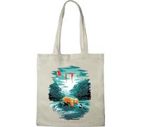 ÇA Tote Bag IT'S, Referenz: BWITYFMBB001, Ecru, 38 x 42 cm