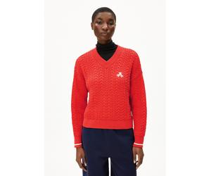 CAARLAS CABLE STRICKPULLOVER | Aus 100% Bio-Baumwolle - mehrfarbig (L)